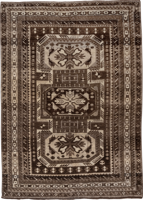 Antique Kars Area Rug (5' x 7')